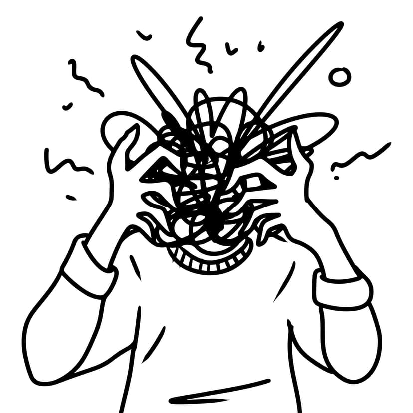 Learning confusion illustration